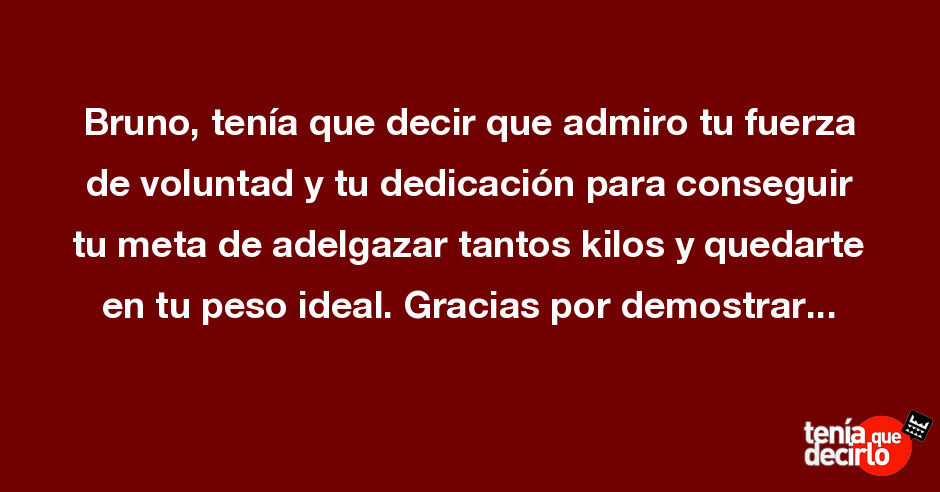 como conseguir fuerza de voluntad para adelgazar